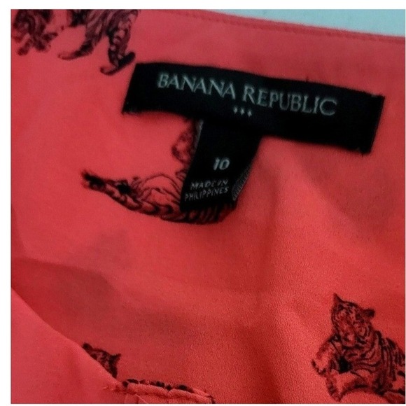 Banana Republic Red Midi Dress - Picture 7 of 9
